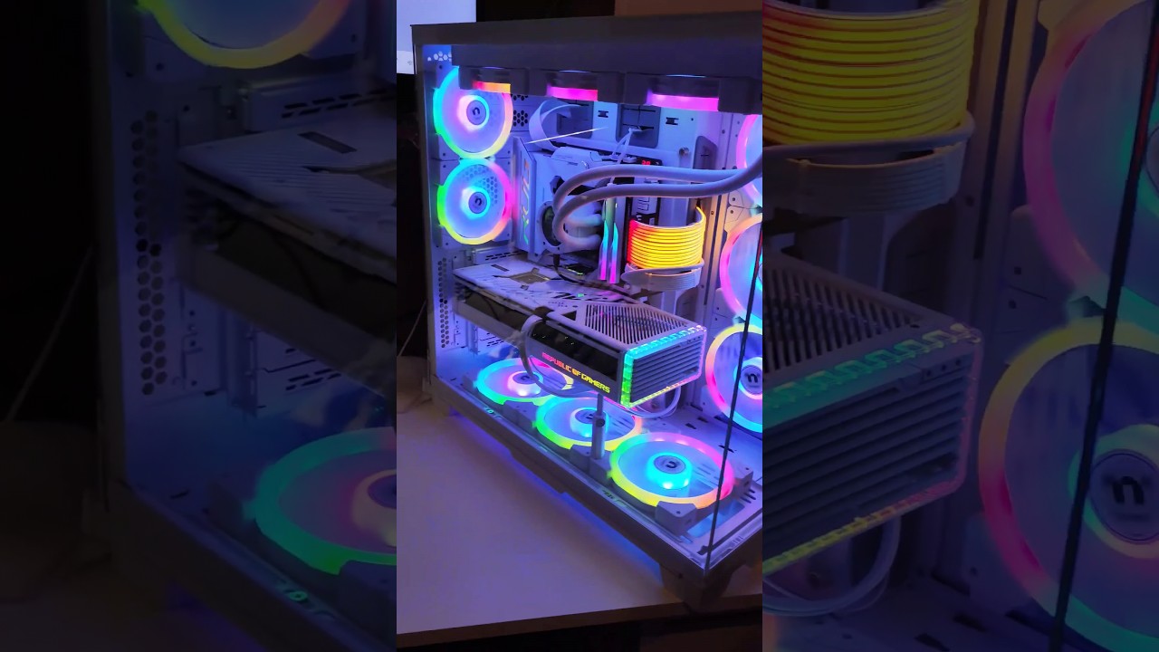 Montage PC Gamer ultime &agrave; 5000&euro; #rtx4090 #14900k #rgb