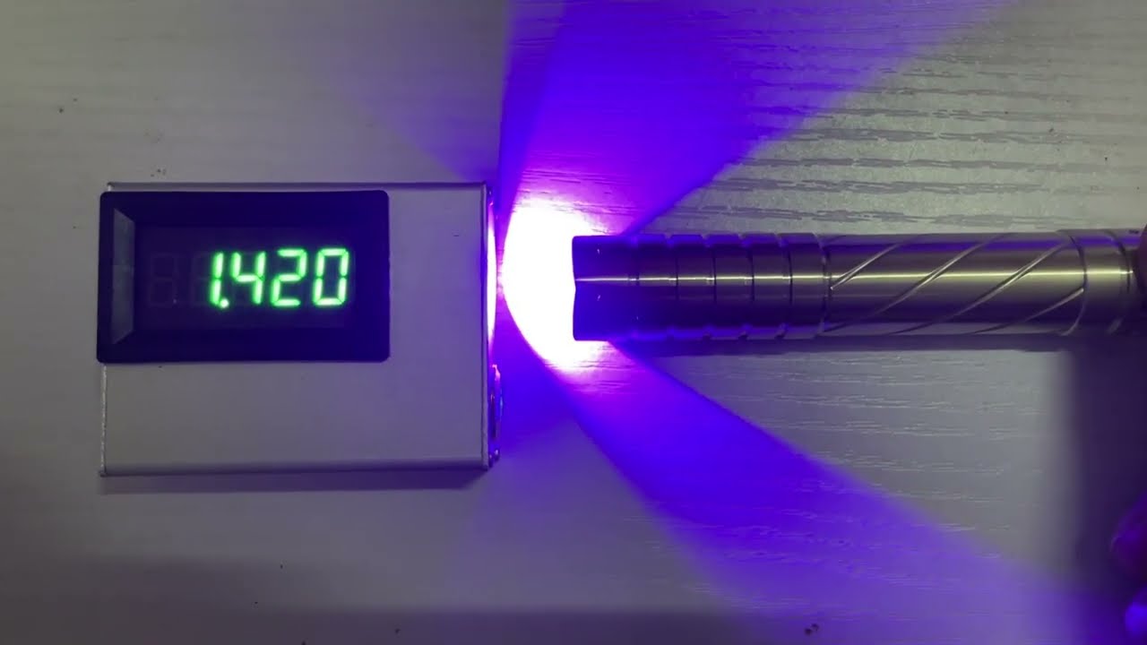Sanwu CHALLENGER SERIES Laser Pointer 405nm Power Test