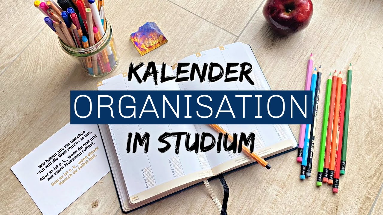 Kalender Organisation 2021 | Mein Kalender Setup für Studium & Home Office | Ein guter Plan Pro