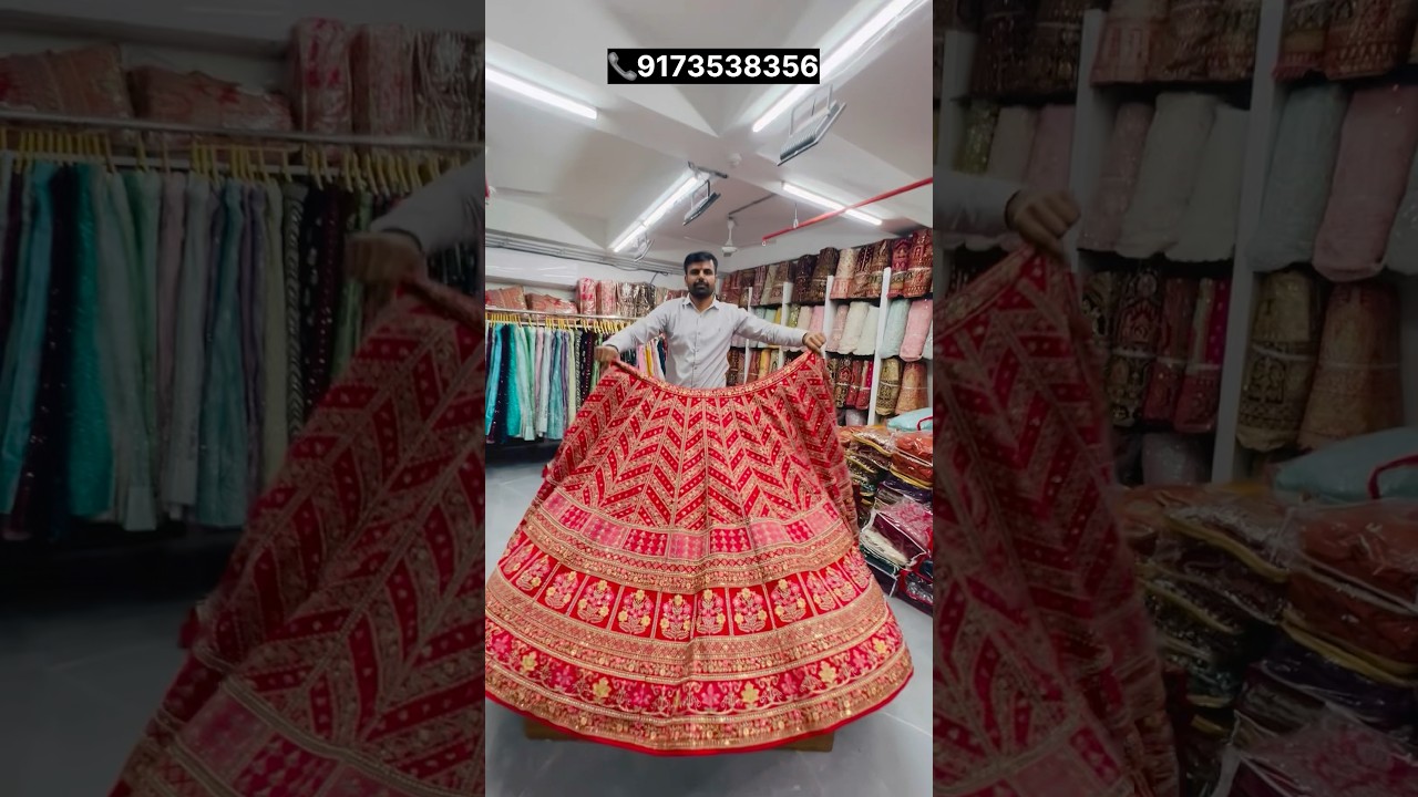 wholesale lahenga market in surat | #manufacturing ,#indiandesignerwear