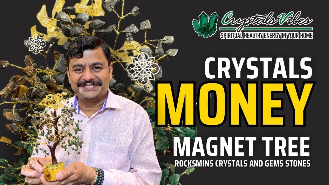 Unleash Abundance: The Power of Our Crystals Money Magnet Tree |  Wholesale Crystal in Ambala #money