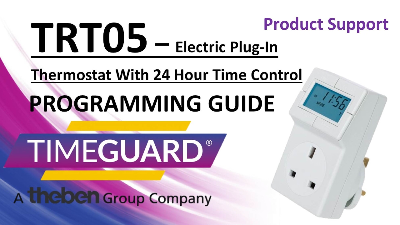 Timeguard TRT05 Programming Instructions