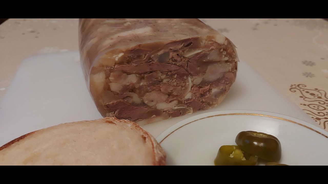 Disznósajt készült  ( préshurka, prezbors )
