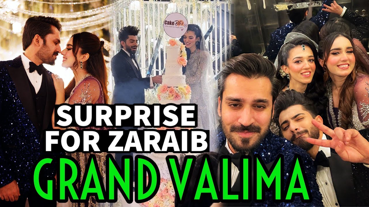 LARAIB AUR ZARNAB KO SURPRISE | ZARAIB NE TALWAR PAKAR LI 😱 | GRAND VALIMA