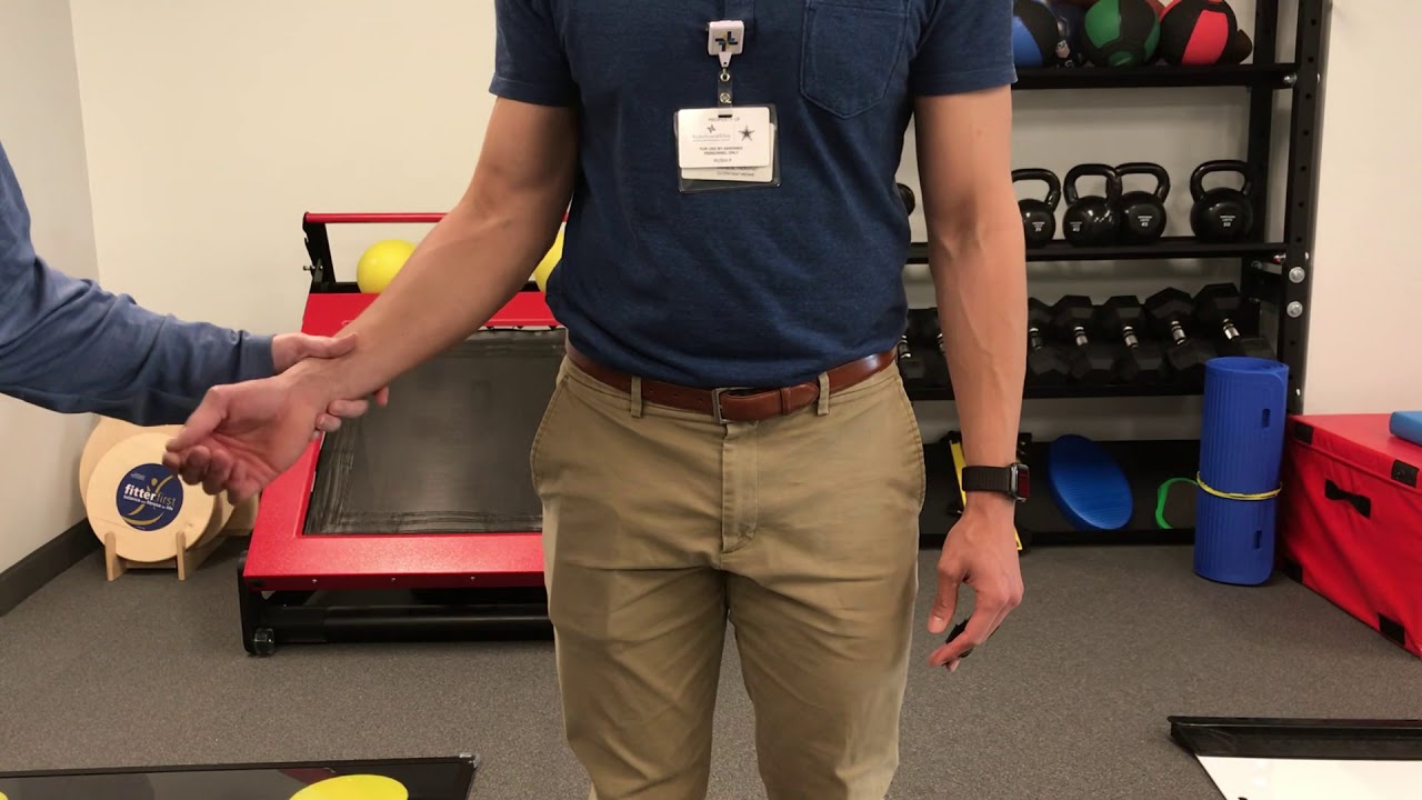 WRIST FRACTURES- Supination and pronation stretching