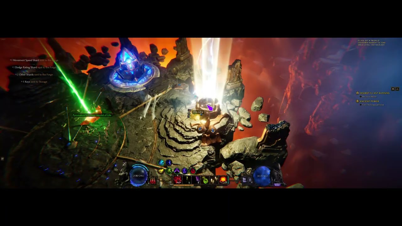 Last Epoch 1.3.3.1 Acid Flask Blade Dancer speed farm 1000 Corruption