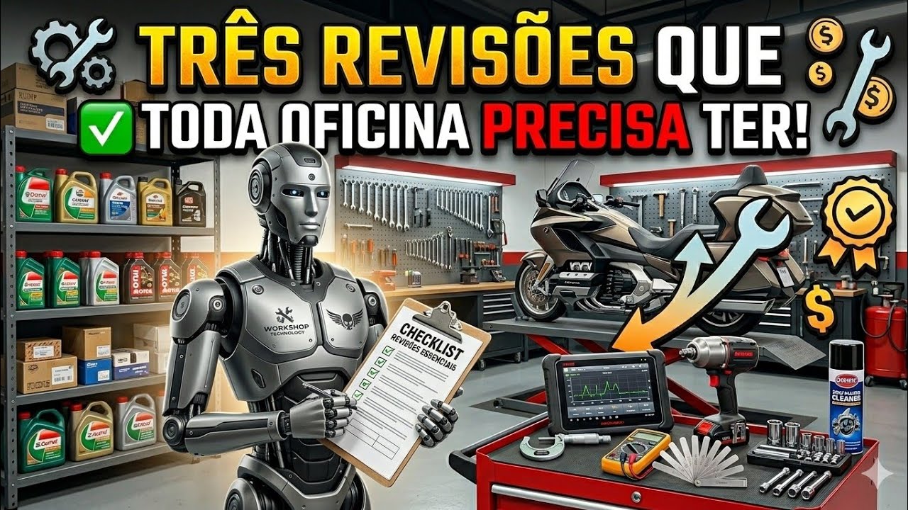 3 revisões que toda oficina precisa ter #oficina #mecanico #motores #oficinademotos #dicasmecanicas 