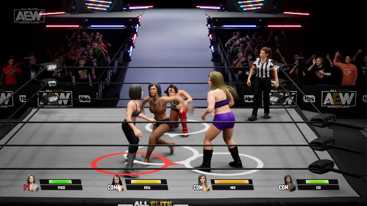 AEW: Fight Forever Megan Bayne vs Persephone vs Thunder Rosa vs Mercedes Moné
