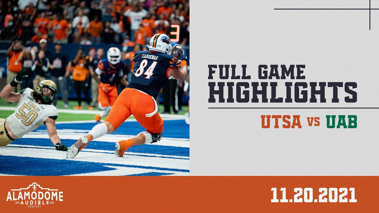 UTSA vs UAB Football | Full Game Highlights 11.20.2021