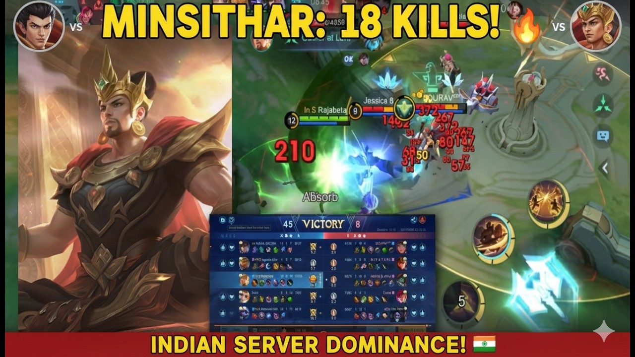 Yin thought he could Trap me? 😂 Minsitthar 18 Kills Gameplay!