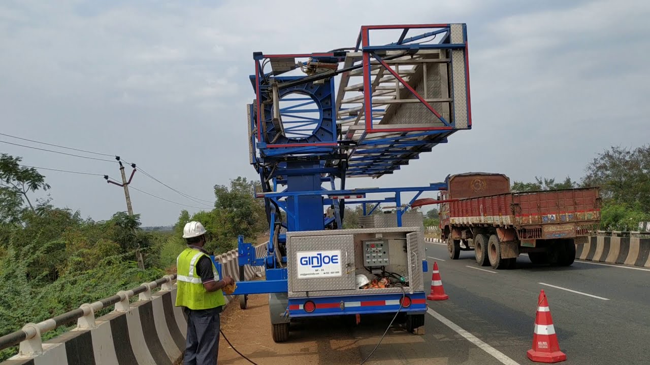 Bridge inspection machine #safety #construction