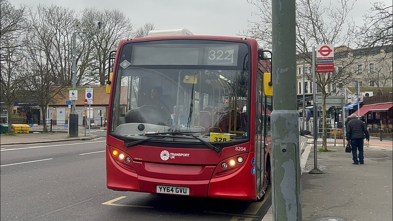 THRASHED | Transport UK London Route 322 | Enviro 200 ZF AS-Tronic 8204 (YY64GVU) 