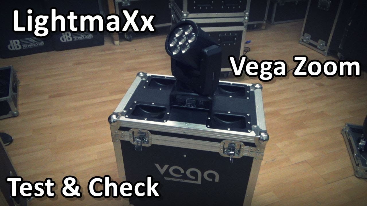 Test & Check des LightmaXX VEGA ZOOM Wash Beam