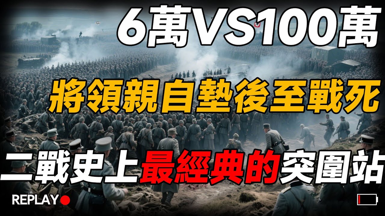 齊克塞戰役：6萬德軍被100萬人包圍，打出史上最經典防守突圍，上將親自墊後至戰死，為何會成為經典？#二戰 #戰爭 #歷史 #二戰德國