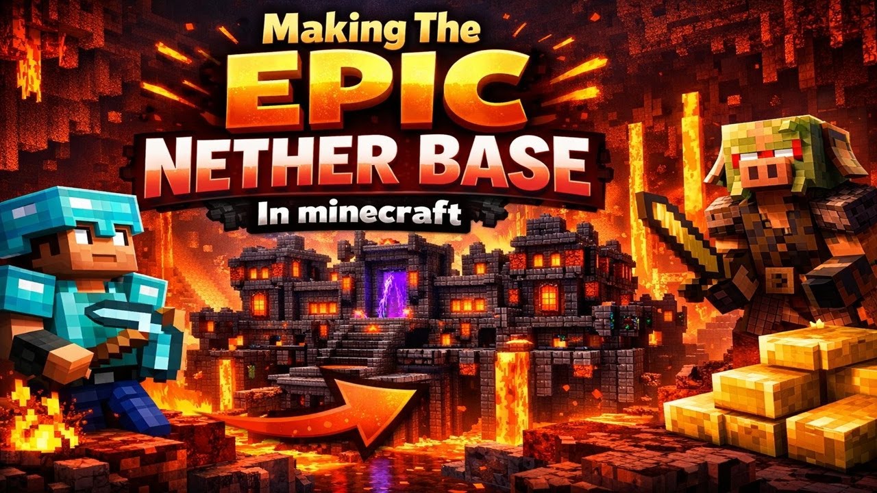 Epic Nether Base | Survival Series Episode 40