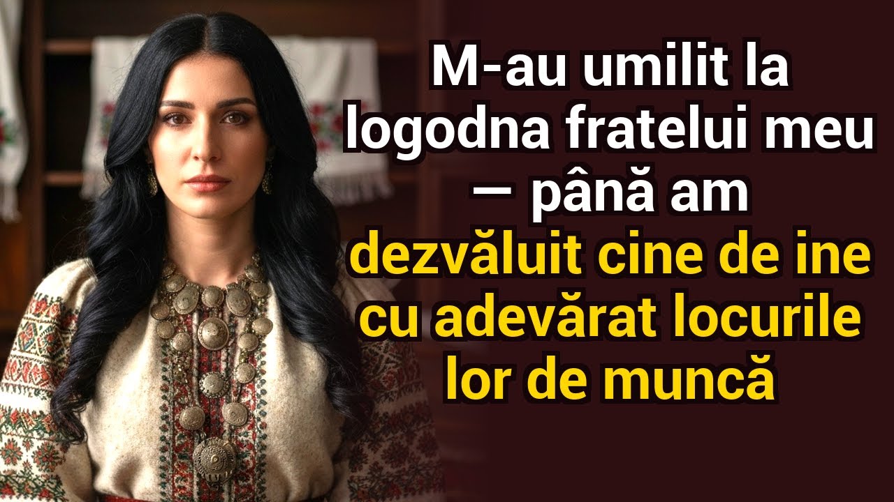 M-au umilit la logodna fratelui meu — până am spus cine le plătea, de fapt, salariile