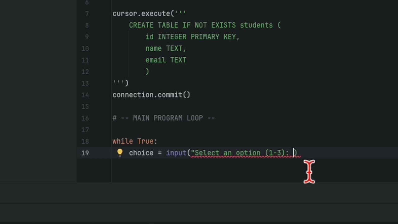 Python + SQLITE3 Part 2