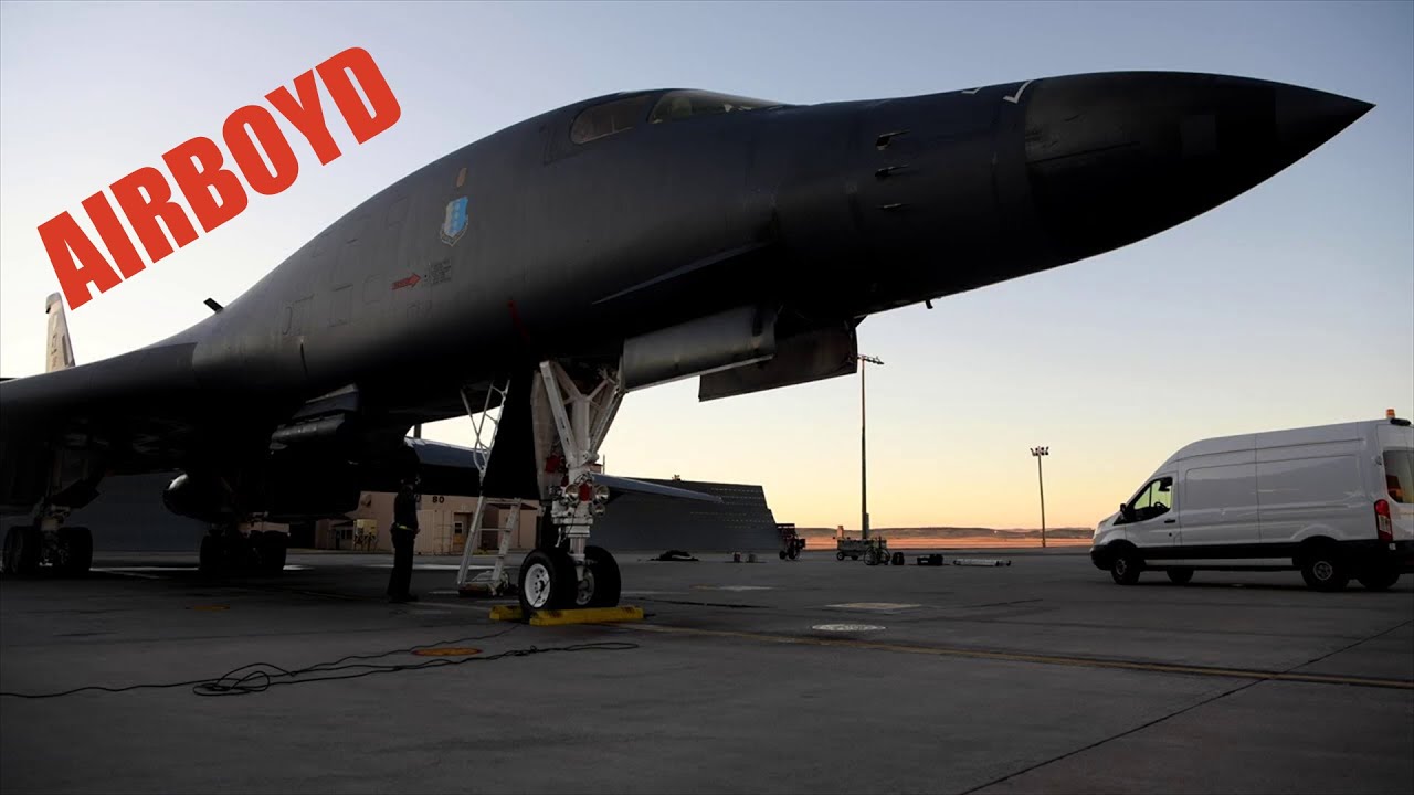 B-1 Bomber Departs Ellsworth AFB
