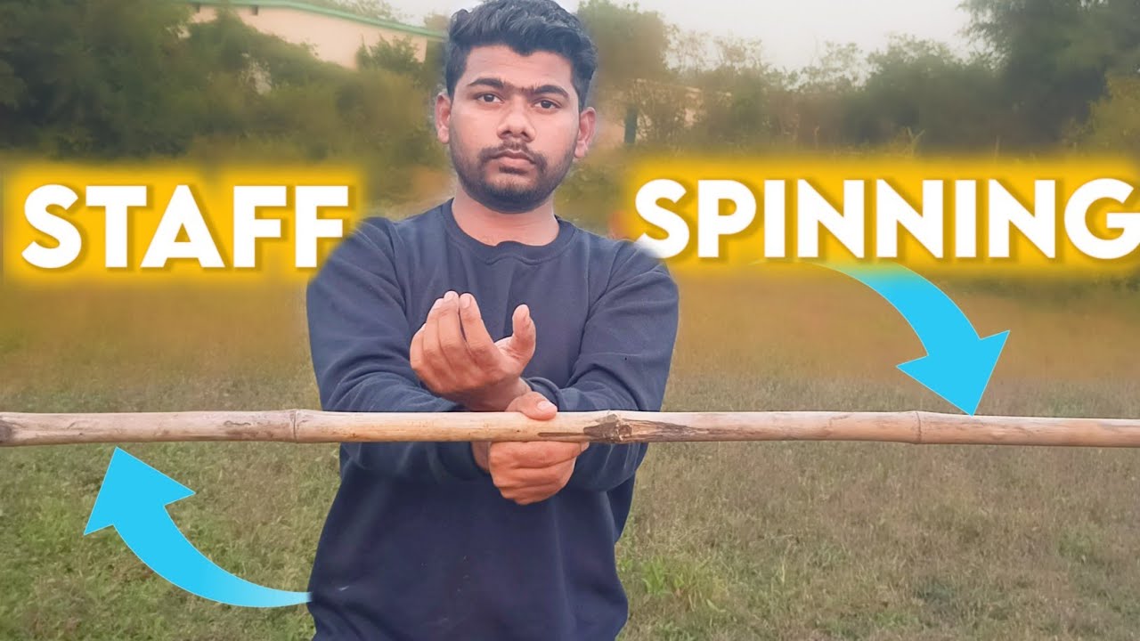 Powerful Staff Spinning Tricks