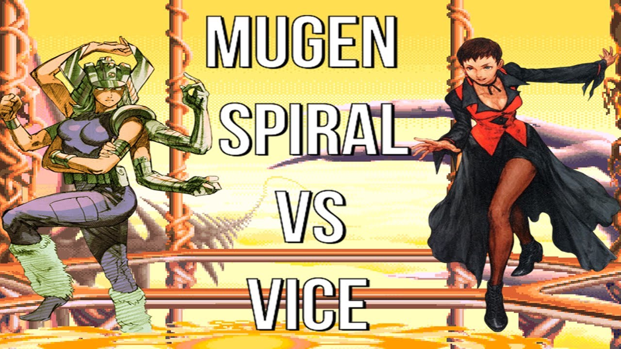 MUGEN Spiral (Me) Vs Vice (CvS Vs Pots)
