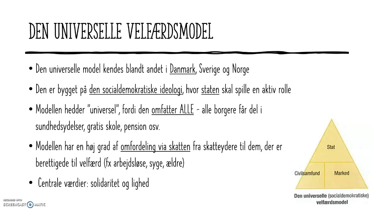 Velfærdsmodellerne