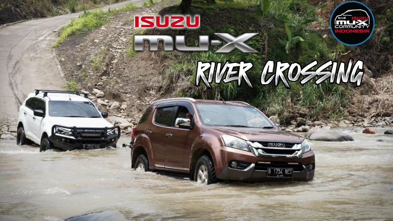 ISUZU MUX 4x4 NYEBRANG SUNGAI