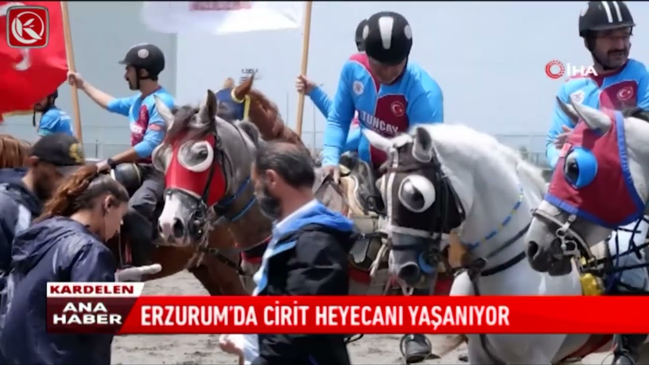 Kardelen TV | ERZURUM&rsquo;DA CİRİT HEYECANI YAŞANIYOR