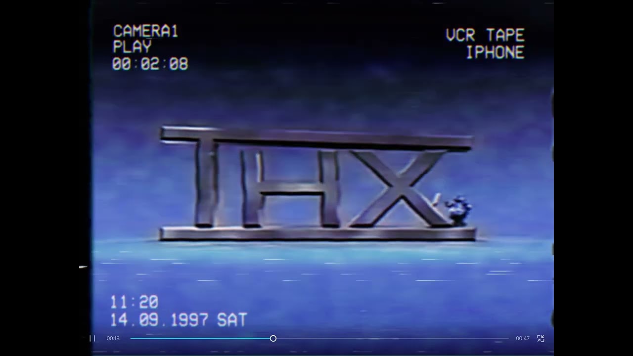 (VHS Tape) THX Tex 1 Full Screen Open Matte (YouTube Archive 2009 Rip)