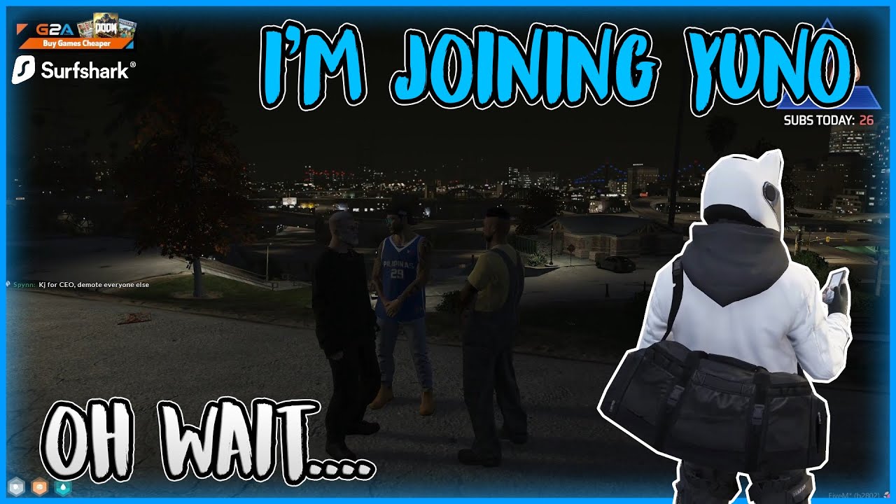 Benji is Ready to Join Yuno | Nopixel GTARP