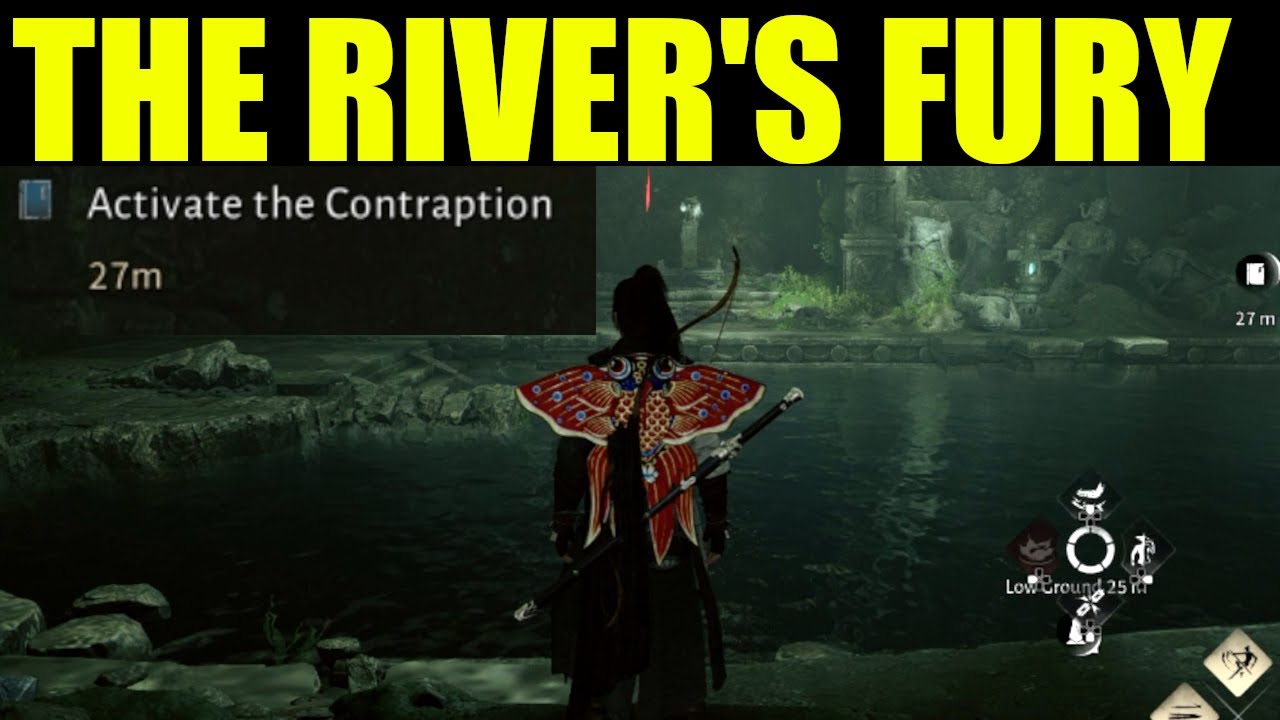 Where winds meet - activate the contraption | the rivers fury quest walkthrough