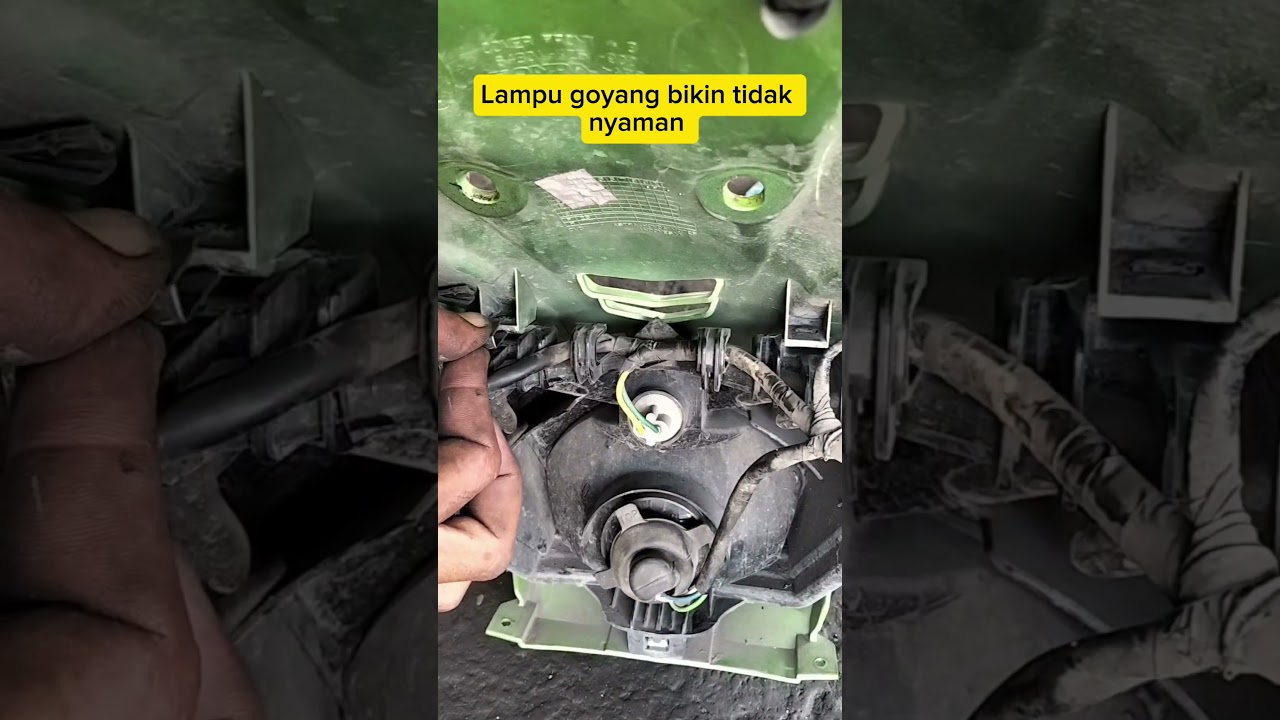 solusi lampu depan beat goyang.#tips #automobile #