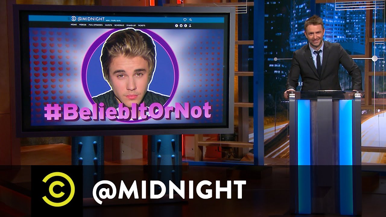 #HashtagWars - #BeliebItOrNot - @midnight with Chris Hardwick