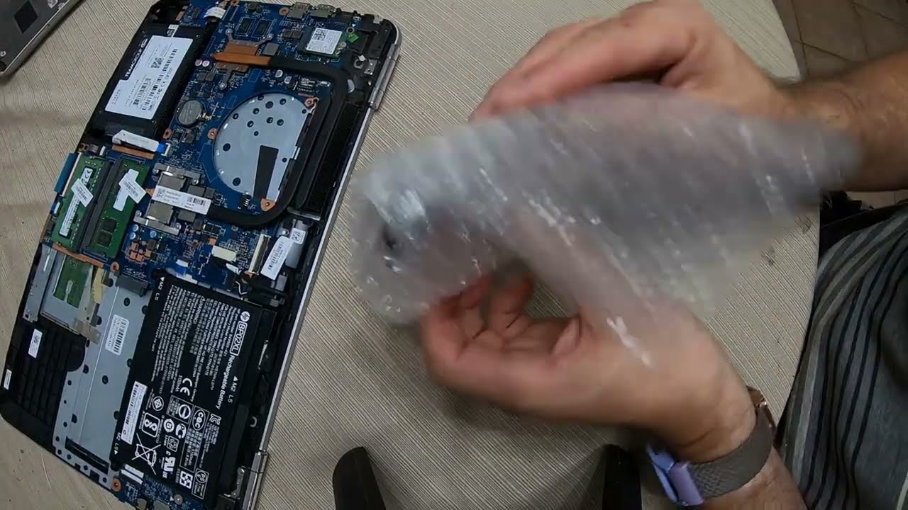 Замена вентилятора охлаждения ноутбука HP Pavilion