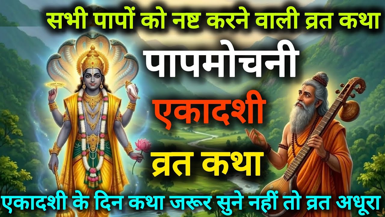 57 साल की तपस्या भंग! अप्सरा बनी पिशाचिनी | पापमोचनी एकादशी व्रत कथा अवश्य सुने 