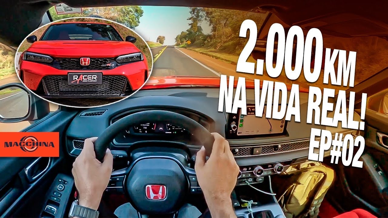 Andei 2.000km no Civic Type-R e descobri muitas coisas que só aparecem com o uso!