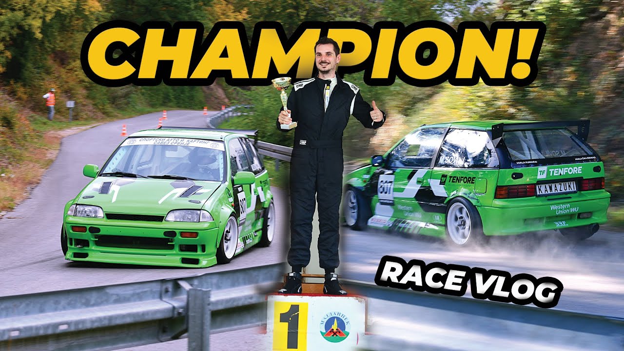 I Become a Champion! Race Vlog Autoslalom Miroc 2023 - Milos Sovilj