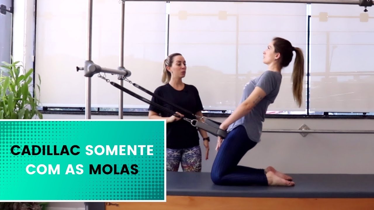 Aula de Pilates no Cadillac - Somente com as molas