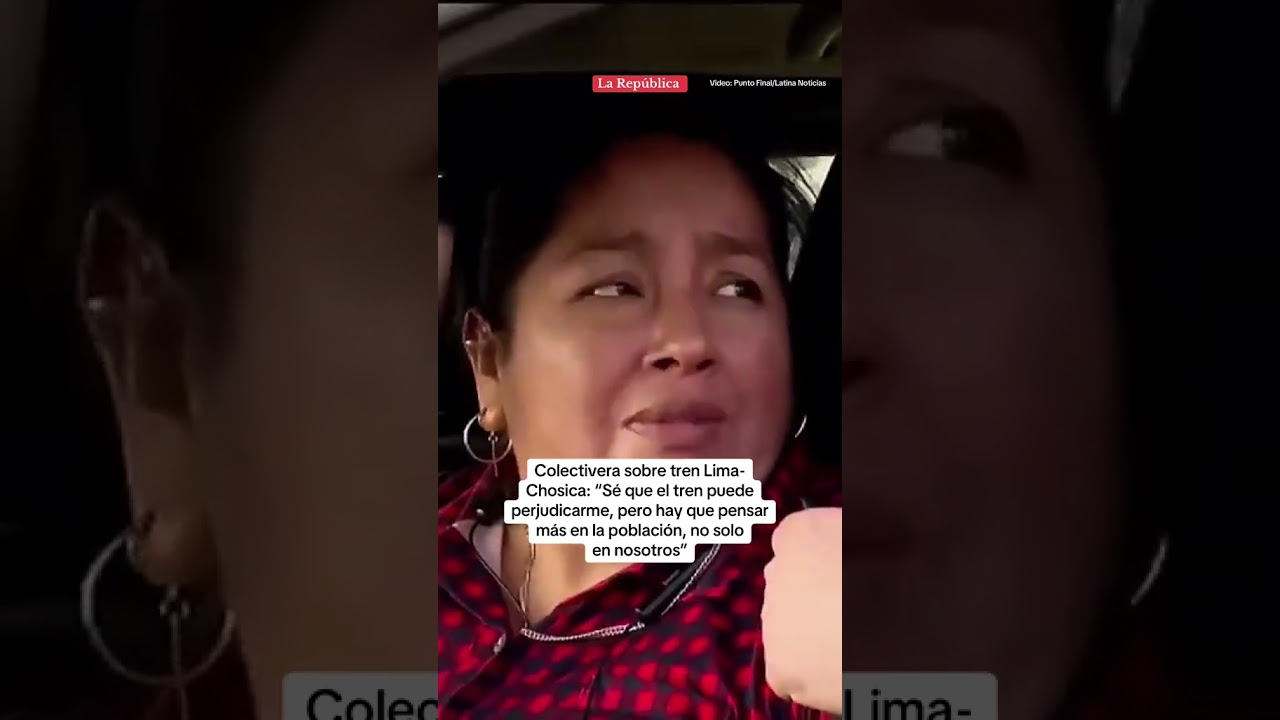Colectivera sobre tren Lima-Chosica: &ldquo;S&eacute; que el tren puede perjudicarme&rdquo; #shorts #lr