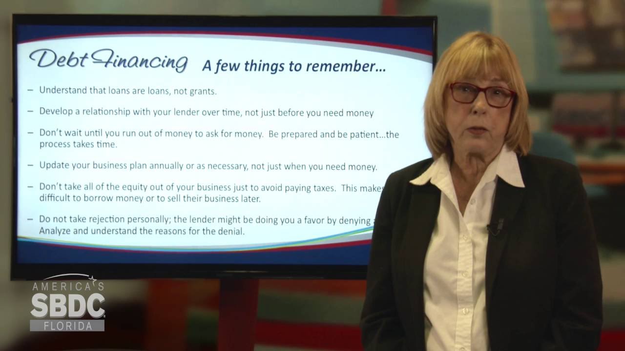 Florida SBDC Access to Capital Training Series:  Debt Financing (4 of 6)