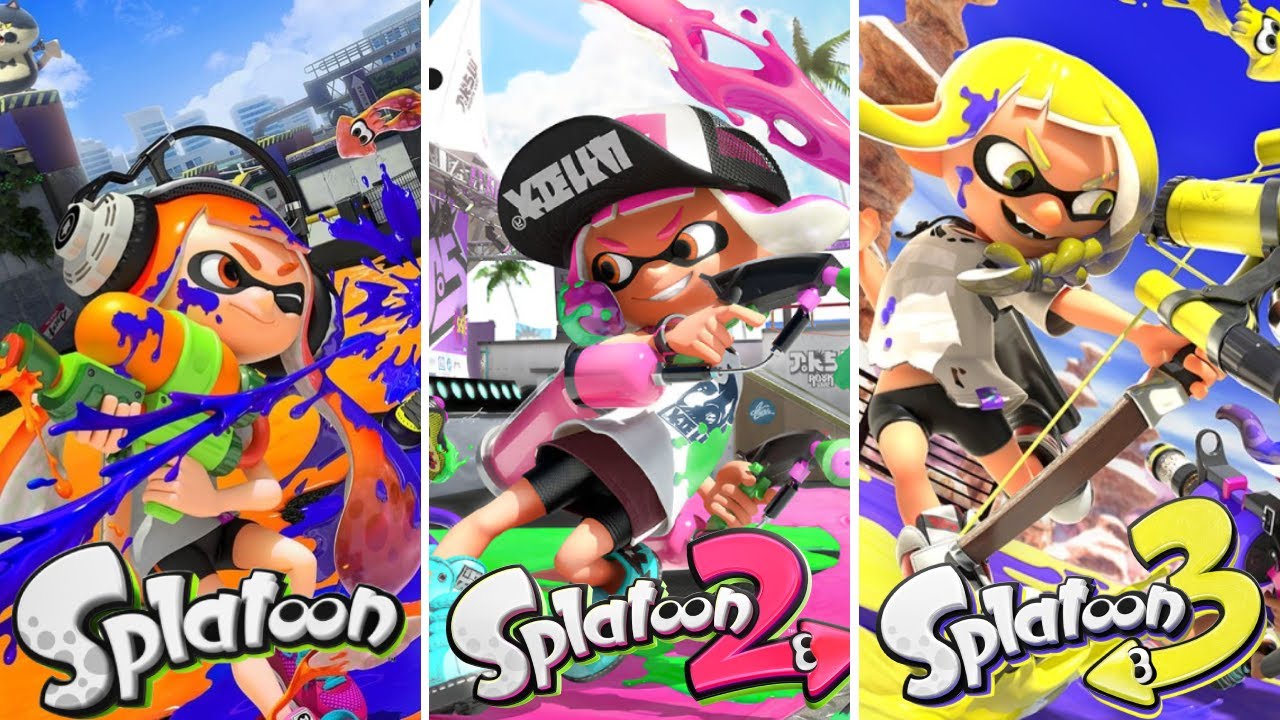 Splatoon Trilogy - FULL GAME Playthrough No Commentary (Splatoon 1, 2, 3) (Longplay)