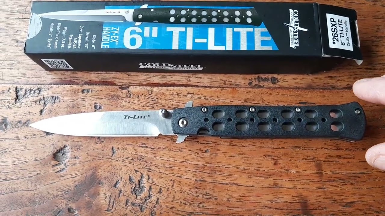 COLD STEEL TI-LITE KNIVES.