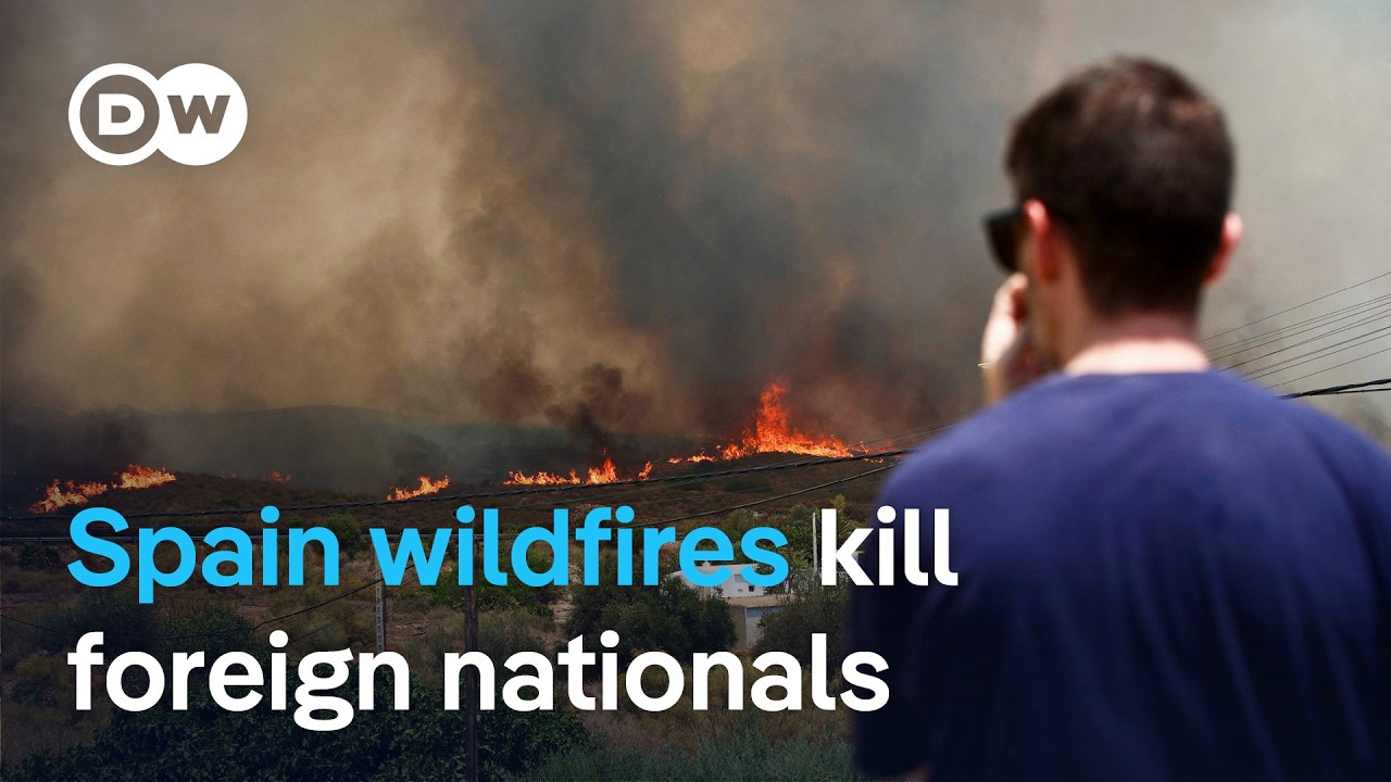 Foreign nationals caught in deadly Spain wildfire | DW News
