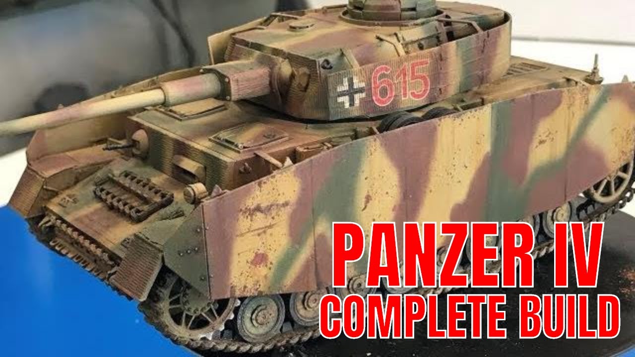 Building the New Academy Models 1/35 Panzer IV ausf H with decal zimmerit