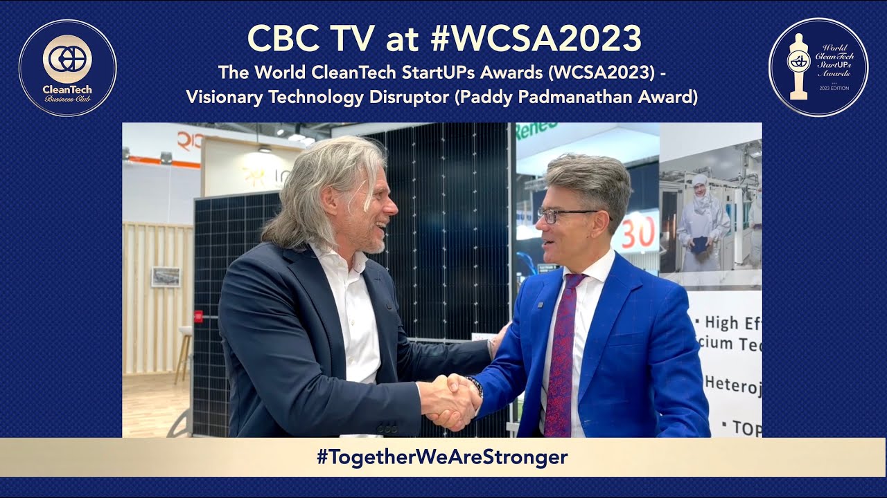 #WCSA2023 Winner making #hydrogen safe and convenient to use - Thomas Korn, water stuff & sun GmbH