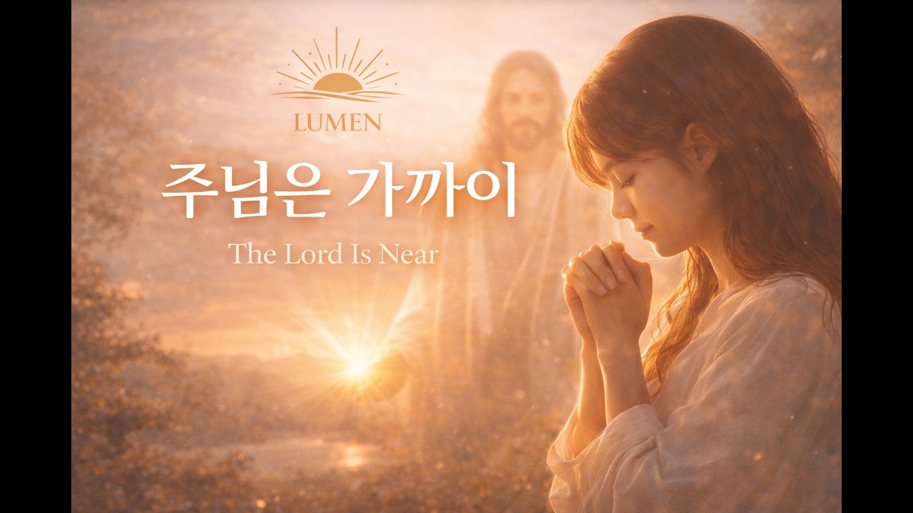 주님은 가까이 | 조용한 듀엣 찬양 CCM | 새벽 위로 찬양 LUMEN