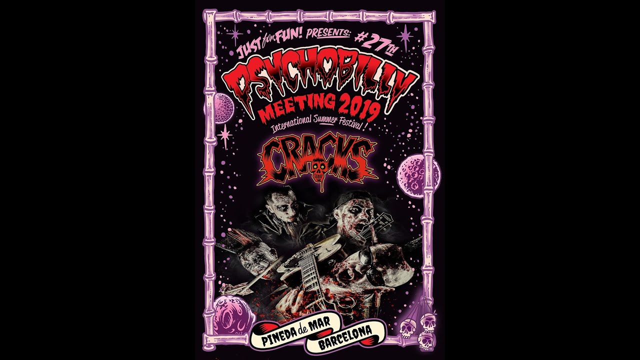 Cracks - Head Shot 2019 Psychobilly Meeting