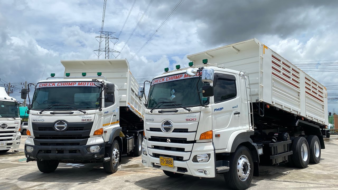 รีวิว10ล้อดั๊มพ์มือสอง HINO VICTOR  2รุ่น 344แรง ปี61 กับ380แรง ปี65  คู่นี้ใช้เงิน200,000 จร้า