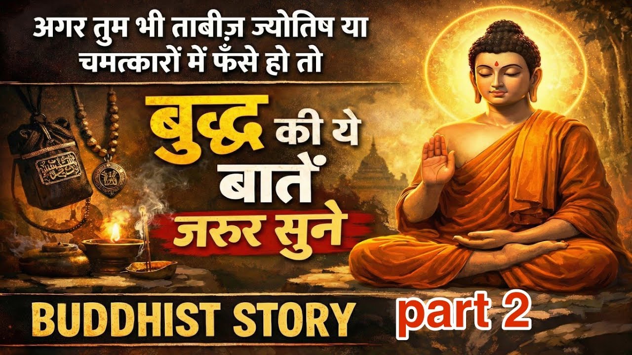 अगर तुम भी ताबीज़ ज्योतिष चमत्कारों में फँसे हो |बुद्ध की ये बातें जरूर सुने | part 2 | buddha story