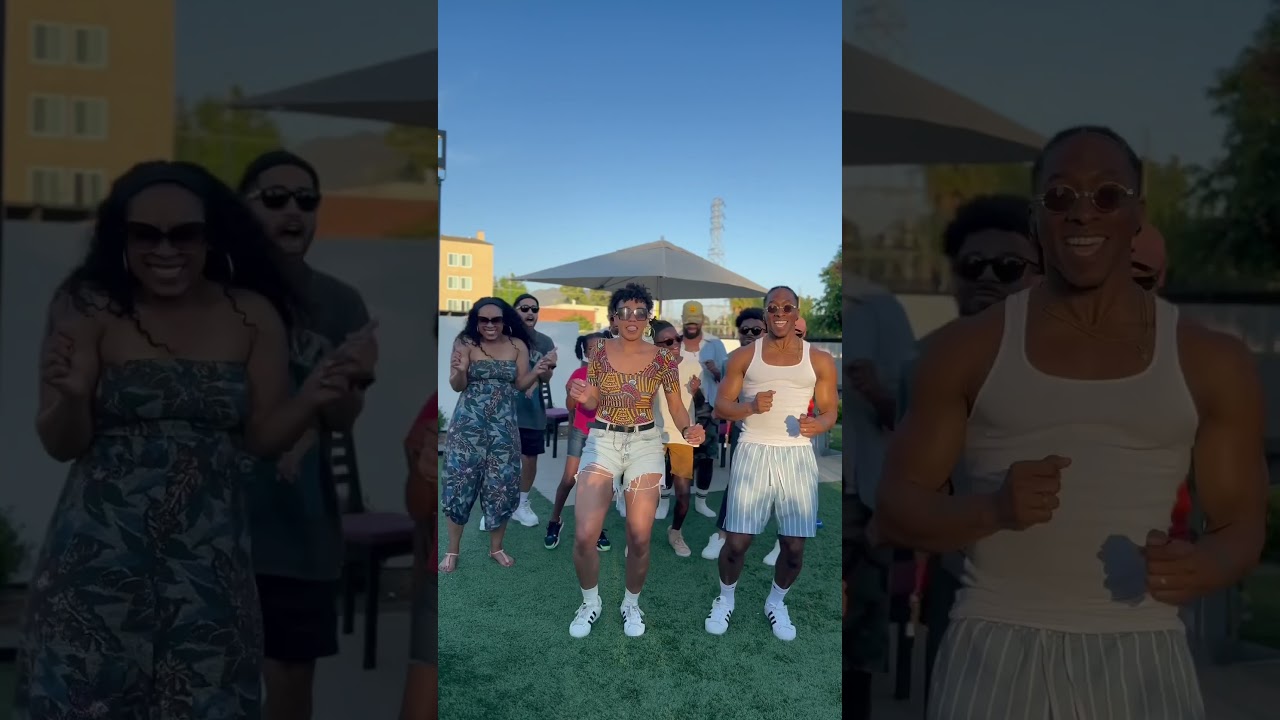 Dancing at cookout to Touch My Body by Mariah Carey with friends 🔥 