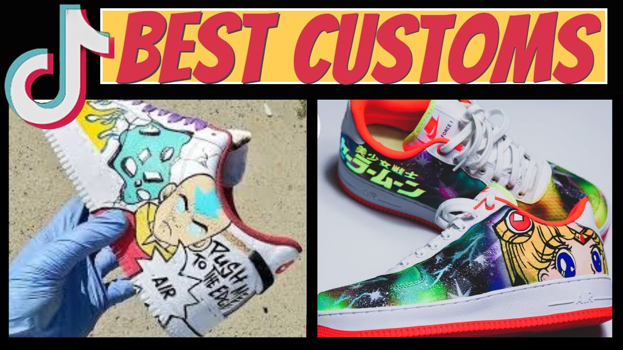 Best Anime Custom Sneakers 2021 | TikTok Compilation | Painting on Shoes